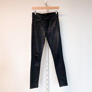 Black Waxed Citizens of Humanity Jeans